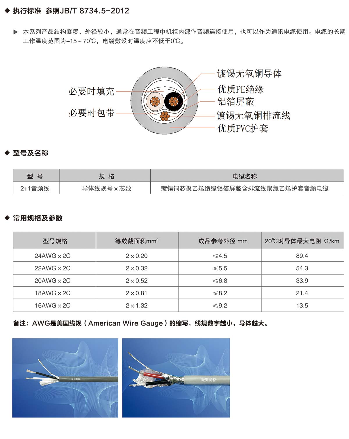 04-2+1型音频线-详情