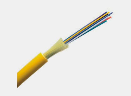 Use soft fiber optic cables for indoor wiring